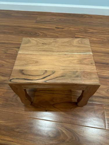 Solid wood step stool small - solid,