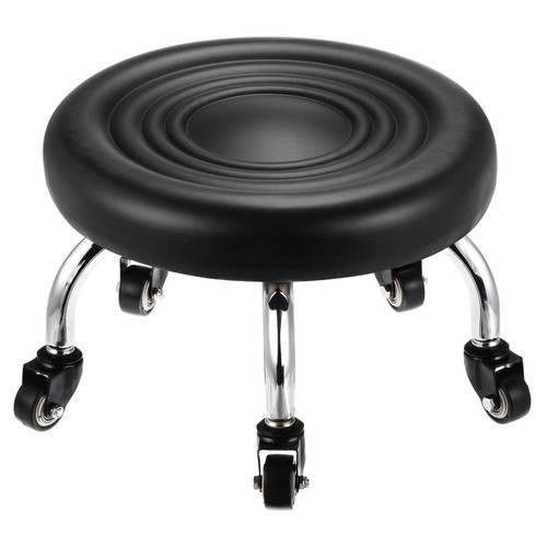 Low rolling stool with wheels - low,